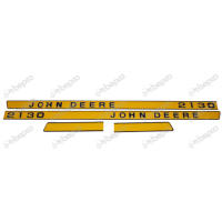 Aufkleber Set Motorhaube - Typenaufkleber - Haubenaufkleber für John Deere 2130