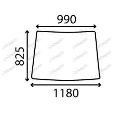 Frontscheibe für Ford / New Holland 2610 3610 4600 5610 6700 7710 8210 8730 TW30
