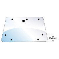 Heckscheibe für Massey Ferguson 342 350 352 355 360 362 365 372 375 390 398