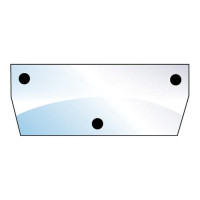 Heckscheibe für Massey Ferguson 342, 350, 352, 355, 360, 365, 372, 375, 382, 390, 396, 398