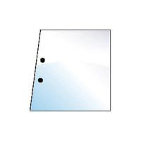 Seitenscheibe unten rechts getönt für Massey Ferguson 2620 2720 4215 4235 4260 4270