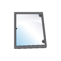 Seitenscheibe links 3-Loch für Case IH JX Ford / New Holland TL70-TL100  5182189