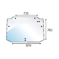 Heckscheibe für Ford / New Holland TN55 TN60A TN65 TN 70 TN 70A TN75A Case IH JX