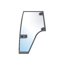 Türscheibe Links für Case IH CS CVX Ford / New Holland TVT Steyr 9100M CVT M9086