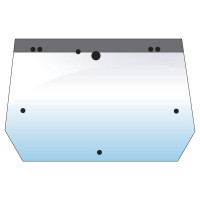 Heckscheibe für Case IH JX70U-JX1100U Ford / New Holland T5030 TL70A TM7030 TS120