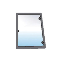 Seitenscheibe links für Case IH MXM Fiat M100-160 Ford / New Holland  TM115-190