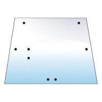 Heckscheibe für John Deere 1350 1550 1640 1750 1850 1950 2040 2140