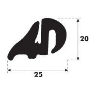 5 Meter Dichtgummi für Zetor 10011 10045 10111 10145 10211 10245 10520 10540 