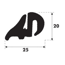 5 Meter Dichtgummi für Zetor 10011 10045 10111 10145 10211 10245 10520 10540