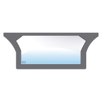 Heckscheibe für Deutz-Fahr 0.010.5210.0/20