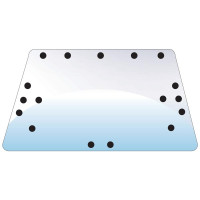 Heckscheibe für Renault 7700005509