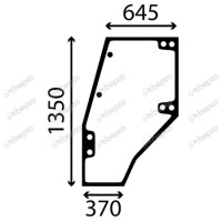 Türscheibe Links für Deutz-Fahr Agroprima 4.11 DX3.57 DX4.07 DX4.17 DX4.57 DX6.17
