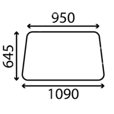 Frontscheibe für Massey Ferguson 240-CG6437 Frontscheibe für Massey Ferguson 240-CG6437
