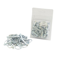 25Stk. Klappsplinte rund Stift Ø9.5mm x 44.5mm 