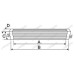 Klima Kondensator für Massey Ferguson 3625 3635 3640 3645 3650 3655 3660