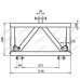 Gerätedreieck (Kat.2) Adapter Dreipunkt auf Euro Norm - Tragfähigkeit 1000Kg CE