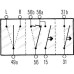 Lenksäulen- Kombischalter für Deutz-Fahr D4507 D4807 D6007 D6807 D7207 D7807