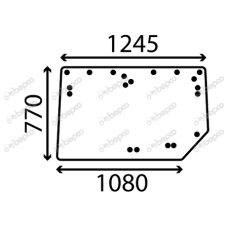 Heckscheibe 18-Loch für Renault Celtis 426 436 446 456 - 6005029099