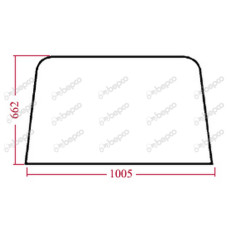 Heckscheibe für Case IH 384 385 484 485 495 584 684 685 784 785 884 885