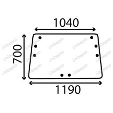 Heckscheibe für John Deere 1040 1140 1640 2040 2140 - L36075