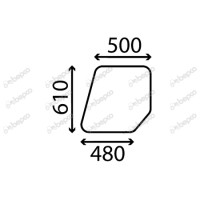 Türscheibe oben für Ford/New Holland 4000 4100 4600 5000 5600 6600 7000