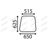 Türscheibe oben für Massey Ferguson 135 148 165 168 175 178 185 188