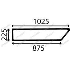 Heckscheibe für Ford / New Holland 3430, 3930, 4130, 4630, 4830, 5030 - 81873525