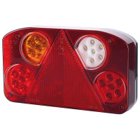 LED Rückleuchte, 12-24V - Links Universell