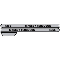 Aufkleber Aufklebersatz Haubenaufkleber Typenschild für Massey Ferguson MF 4255