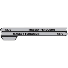 Aufkleber Aufklebersatz Haubenaufkleber Typenschild für Massey Ferguson MF 4270 Aufkleber Aufklebersatz Haubenaufkleber Typenschild für Massey Ferguson MF 4270