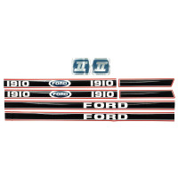 Aufklebersatz Haubenaufkleber Typenschild für Ford / New Holland 1910 Force II