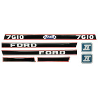 Aufkleber Haubenaufkleber Typenschild für Ford / New Holland 7610 Force II
