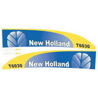 Aufkleber Aufklebersatz Haubenaufkleber Typenschild für Ford / New Holland T6030