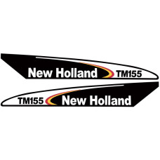 Aufkleber Aufklebersatz Haubenaufkleber Typenschild für Ford / New Holland TM155