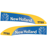 Aufkleber Aufklebersatz Haubenaufkleber Typenschild für Ford / New Holland TT55