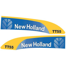 Aufkleber Aufklebersatz Haubenaufkleber Typenschild für Ford / New Holland TT55