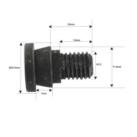 10x Messerklingen-Halter M12x24mm für Pöttinger 119013