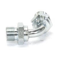 Hydraulik-Adapter  90 Grad 3/8 BSP Aussengewinde Gebogener Winkel