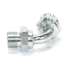 Hydraulik-Adapter  90 Grad 3/8 BSP Aussengewinde Gebogener Winkel