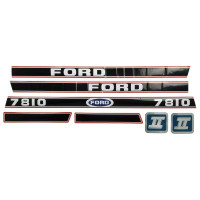 Aufkleber Aufklebersatz Haubenaufkleber Typenschild für Ford / New Holland 7810