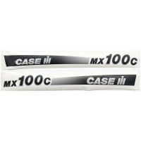 Typenschild - Aufkleber für Case IH / International Harvester MX100C