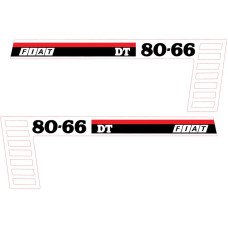 Typenschild - Aufkleber für Fiatagri 80-66DT - 5134314 5138097 5138098 5130714