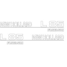 Aufkleber -Typenschild passend für Fiatagri L85