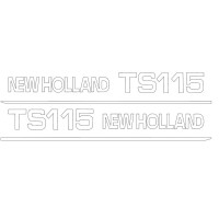 Typenschild - Schriftzug - Aufkleber passend für Ford / New Holland TS115