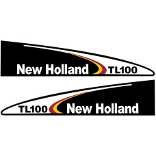 Typenschild - Schriftzug - Aufkleber passend für Ford / New Holland TL100 Typenschild - Schriftzug - Aufkleber passend für Ford / New Holland TL100