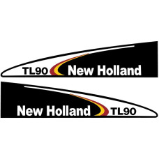 Typenschild - Schriftzug - Aufkleber passend für Ford / New Holland TL90 Typenschild - Schriftzug - Aufkleber passend für Ford / New Holland TL90