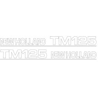 Typenschild - Schriftzug - Aufkleber passend für Ford / New Holland TM125