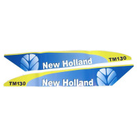 Typenschild Aufkleber - Ford / New Holland TM130 - 82039457, 82039456