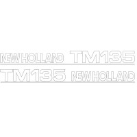 Typenschild - Schriftzug - Aufkleber passend für Ford / New Holland TM135
