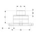 Drehzapfen Achse für Case IH MX Valmet / Valtra 6200 6800 8150 8450 A104 T120 X120